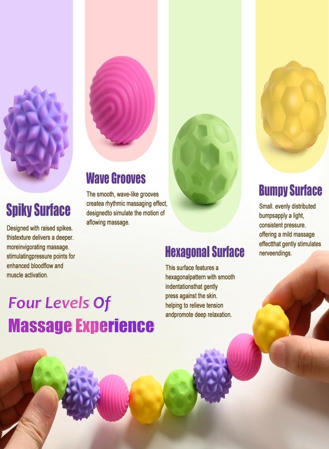 WorWoder Silicone Magnetic Balls Fidget Toys for Adults & Teens, 8PCS Stress Relief Sensory Toys for Autism ADHD Anxiety, Fun Textures Gadgets,Office Desk Toy,Stocking Stuffers for Women Men Teen Gift - Image 4